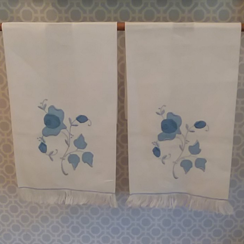 Pair of Vintage Cotton Tea Towels